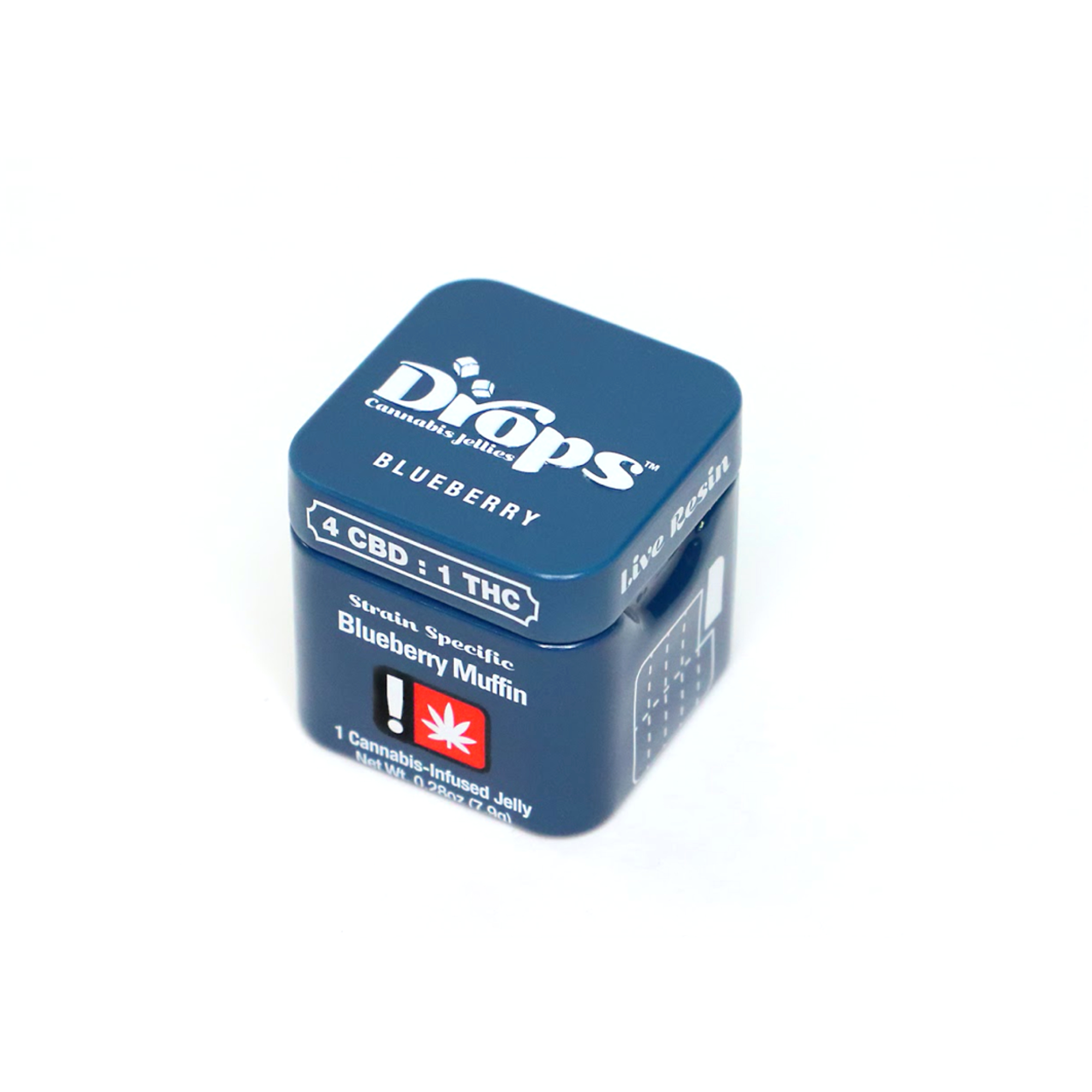 Drops | Blueberry CBD 4:1 Single Gummy | 100mg